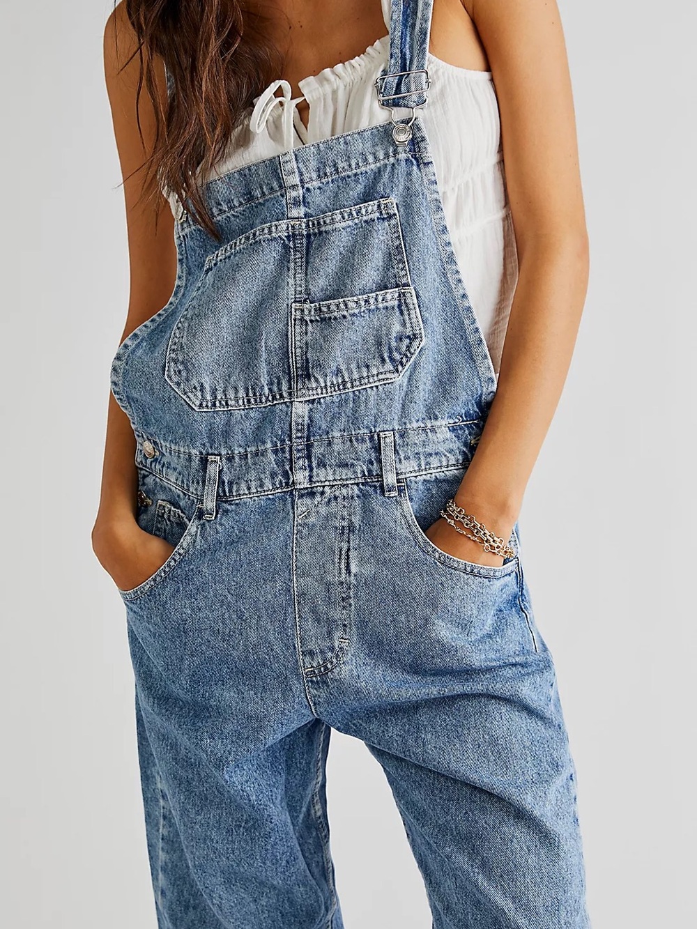 Free People We The Free Ziggy Denim Overalls